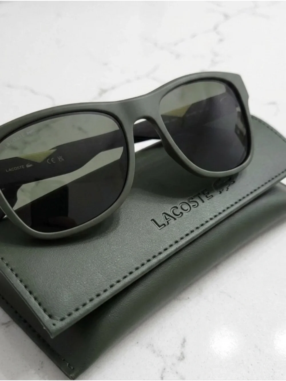 Lacoste Men's Dark Green Sunglasses